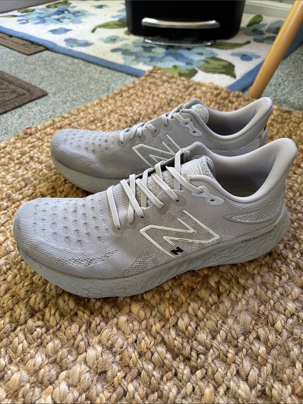 New Balance Light Gray Fresh Foam Running Sneakers
